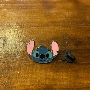 Disney Stitch Enamel Pin - Blue and Pink